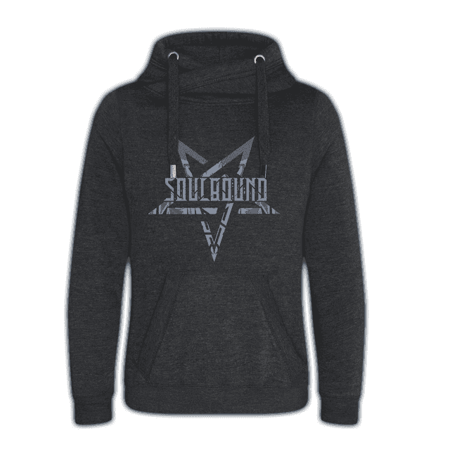 Produktbild Kuschelhoodie "OWL", Black Smoke (fairtrade) #1