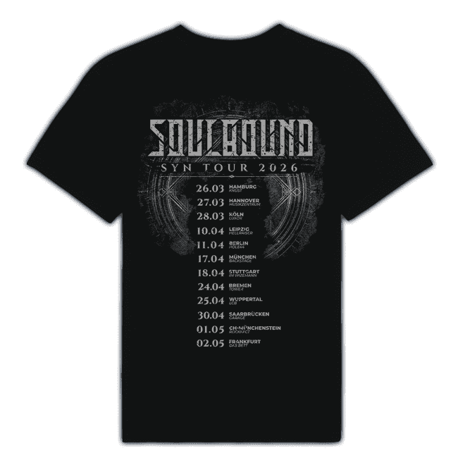 Produktbild T-Shirt "sYn Tour 2026", schwarz (fairtrade) #2