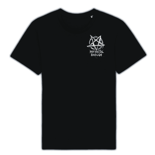 Produktbild T-Shirt "Not Metal Enough", schwarz (fairtrade) #2