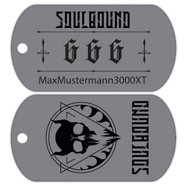 Produktbild Dog Tag "Soulbound 2026", personalisiert #2